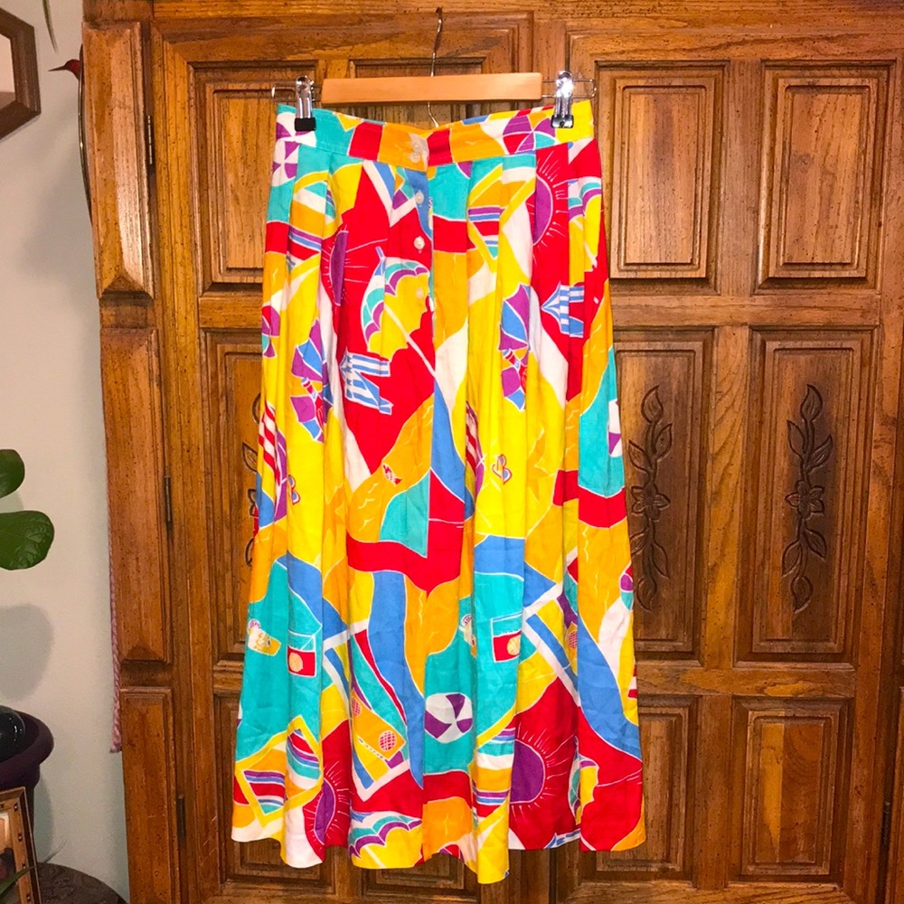 Beautiful Vintage Day at the Beach Skirt